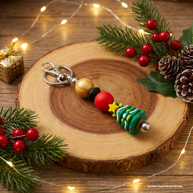 Porte-clé Noël - Sapin