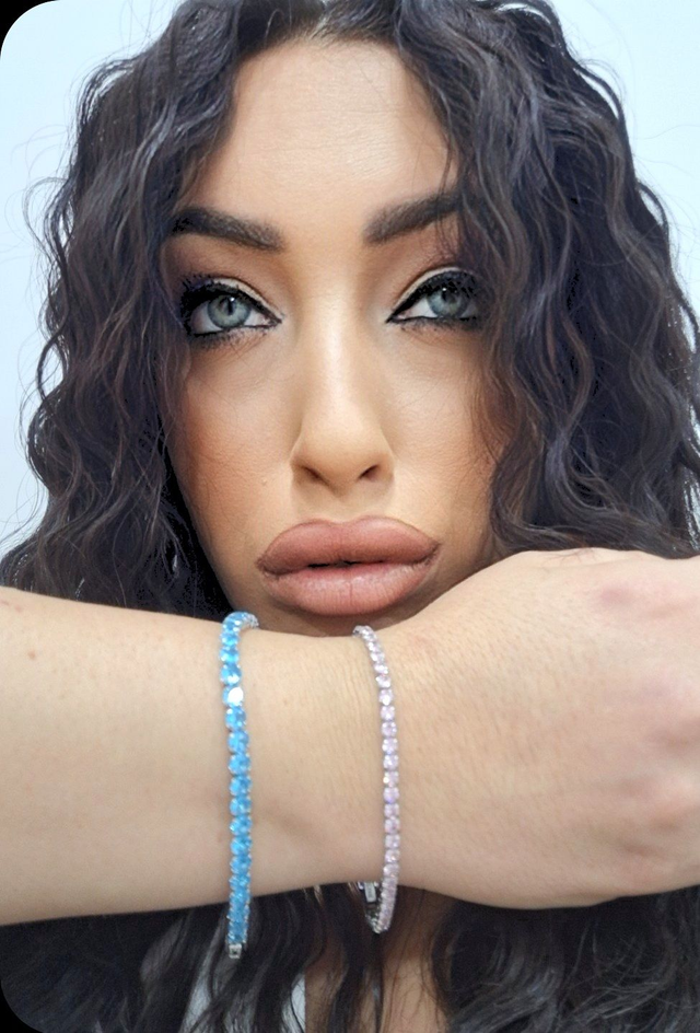 Bracciale Tennis - Acciaio Inossidabile 