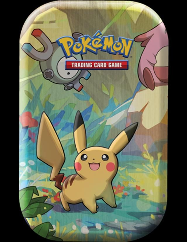Pokemon CASE X 4 Mini Tins Friends Of Kanto Displays , 24H