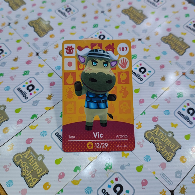 Tarjeta Amiibo Vic / Animal Crossing 187