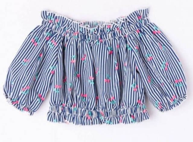 Blouse rayée fille 3-4 ans (Terranova)