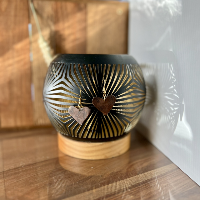 Boucles &#039;Légèreté Ancrée&#039; (Marqueterie Moderne)