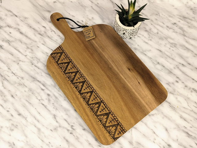 Acacia paddle 'AZTEC' (L)