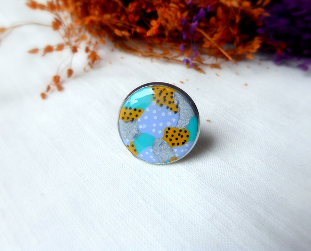 Bague ronde - Rêve de Turquoise