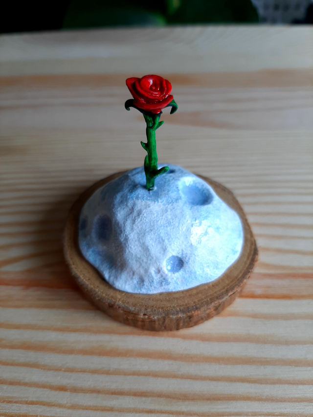 Rose du petit prince (phosphorescente)