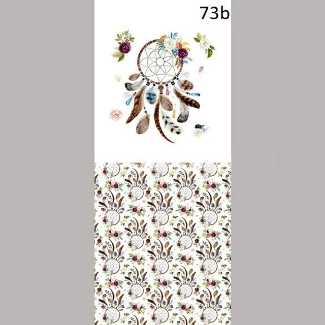 Panneau XXL attrape rêve en Polyester - 42x100cm 