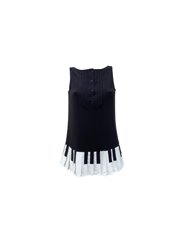 Moschino - Robe courte Cheap and Chic Piano Keys