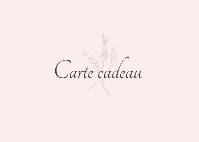 Carte cadeau 