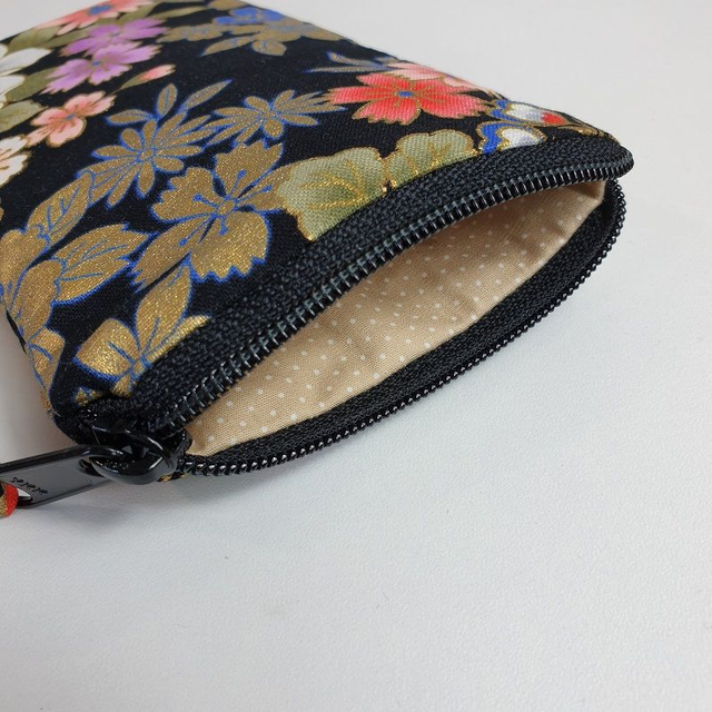 Etui zippé pour smartphone "Kanako" noir