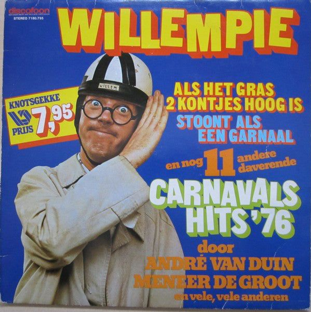 Various - Willempie, Als Het Gras 2 Kontjes Hoog Is, Stoont Als Een Garnaal '76 (LP)
