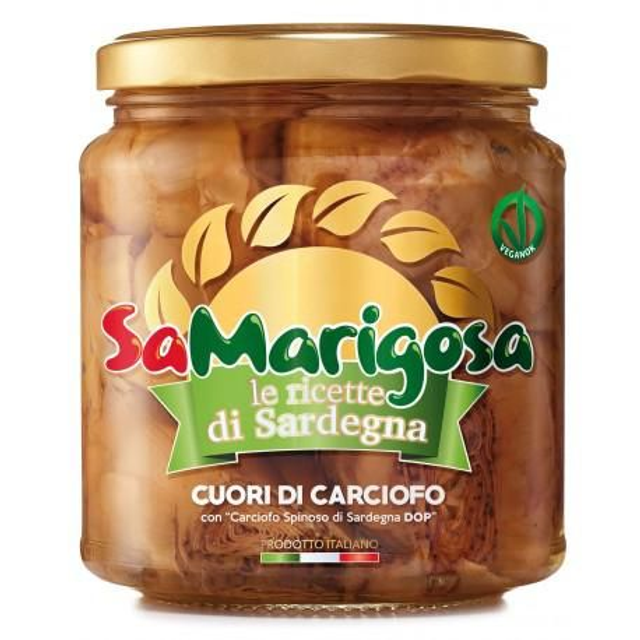 Cuori di Carciofo con “Carciofo Spinoso di Sardegna DOP” Vaso 280 g

