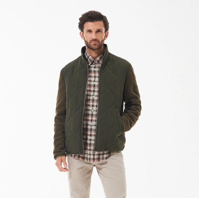 Hybrid Fleece Jacket Olive 