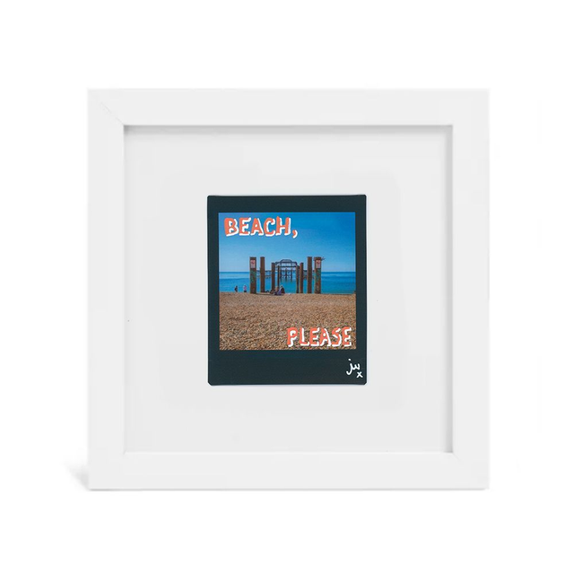 Framed Beach Please Instax Artwork