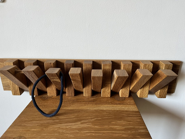 Rustic Flip down piano hook. Coat, hat, umbrella, bag or towel rack.