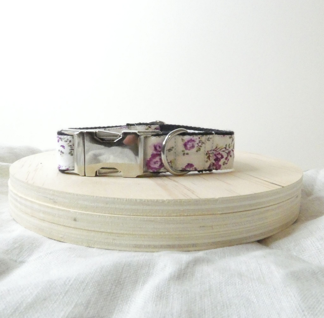 Collier chien Violette
