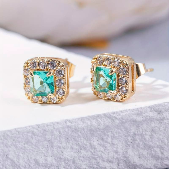 Boucles d'oreilles Jade