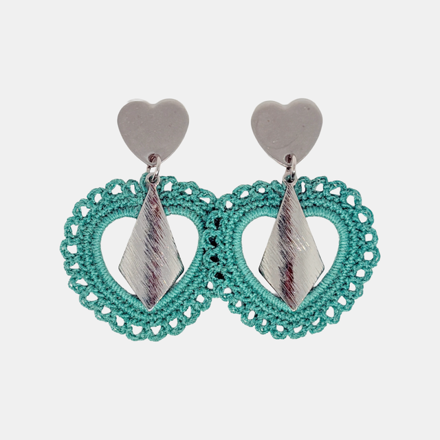 Heart Drop Earrings