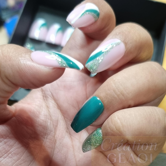 Lilou green little ballerine S créer sur commande délai de 7 jours ouvrable 