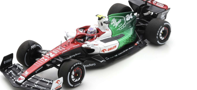 Alfa Romeo C42 Sauber GP Azerbaijan 2022 Zhou Guanyu  Spark 1:43 Formel 1