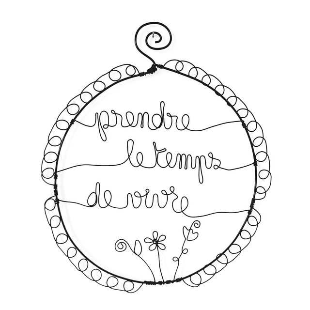 Cadre &quot;Prendre le temps de vivre&quot;