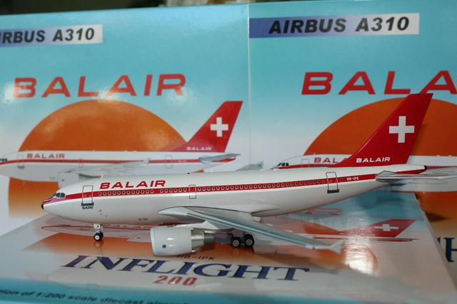 Balair A310-300 (HB-IPK), 1:200, Inflight200