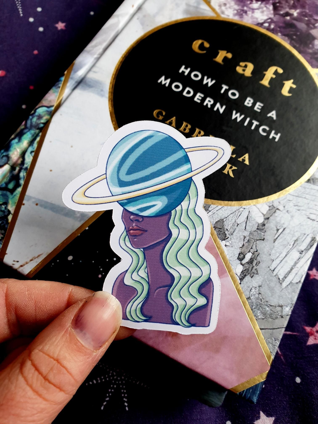 Planet Lady Single Sticker