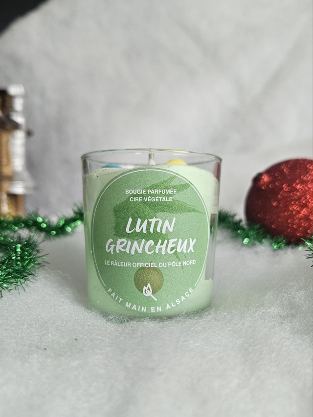 Bougie Lutin grincheux