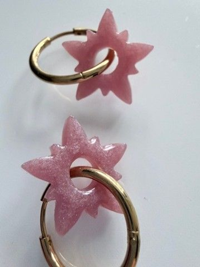 PAMPILLES LULU marbré vieux rose & nude