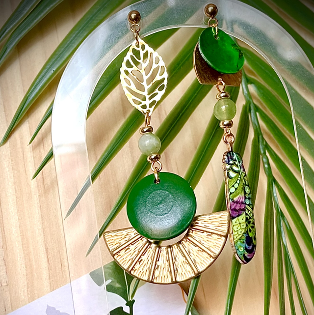 Boucles Nana Péridot 
