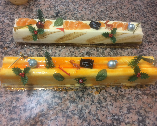 Bûche Classique et Mousse