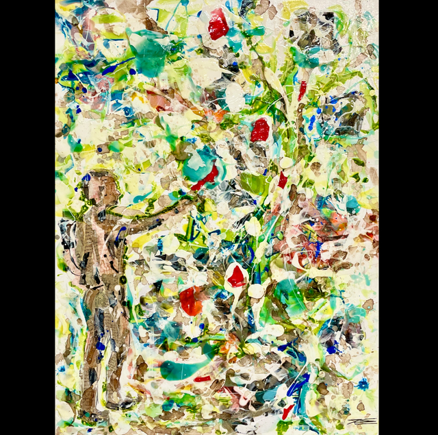 Du bout des doigts - 60x80cm - 2019