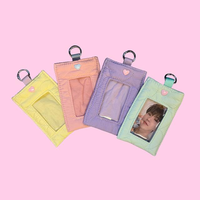 LABÖMADE Pastel Love Heart Card Holder