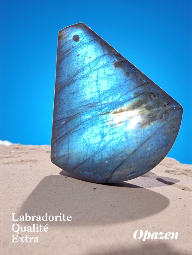 Pendentif Collier Labradorite extra 