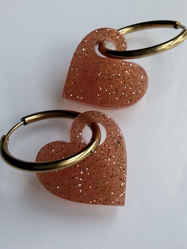 PAMPILLES BB KISS'KISS noisette à paillettes