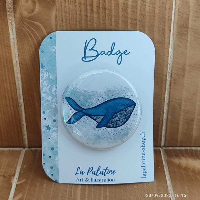 Badge &quot;Baleine&quot;
