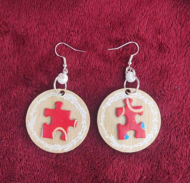 Boucles d'oreilles "Puzzle"