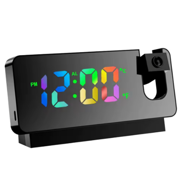 Digitale Projectiewekker – USB, 180 Rotatie