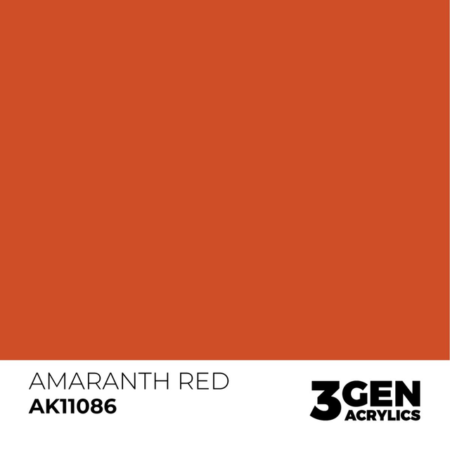 3rd Gen. Acrylics 86 Amaranth Red