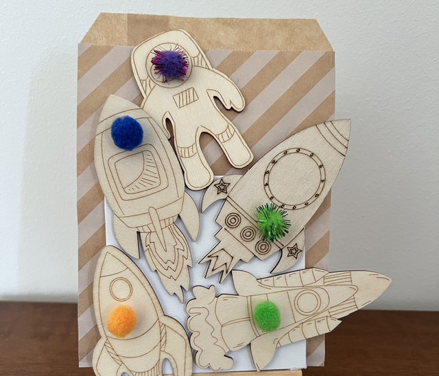 Weltraum 🚀Bastelset inkl. Patches