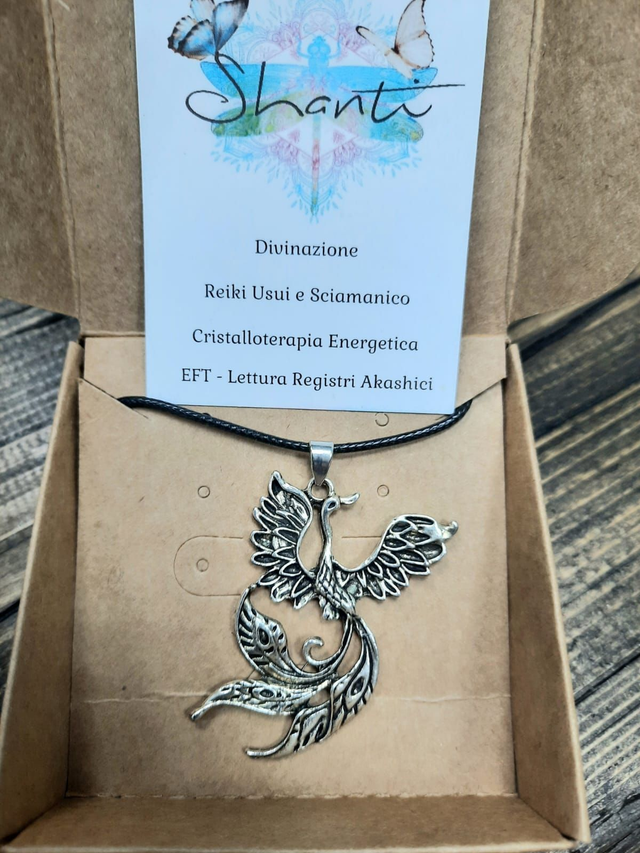 Amuleto unisex fenice