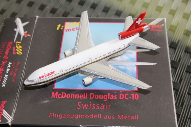 Swissair DC-10, 1:500 Herpa