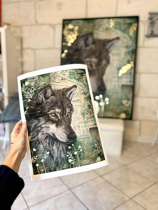 Un regard sur l'avenir - tirage d'art A3 - 230 gr