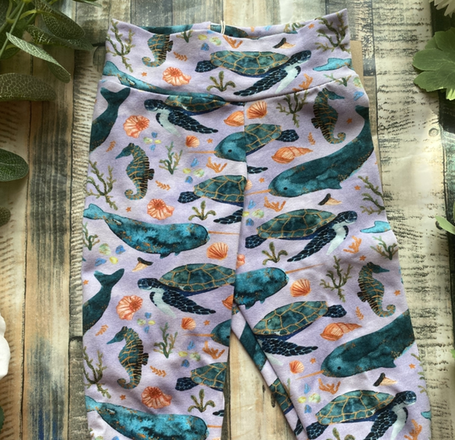 Lilac Cove Leggings 3-6m