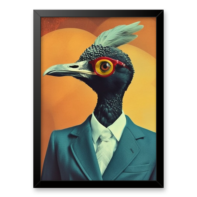 Elegante pássaro