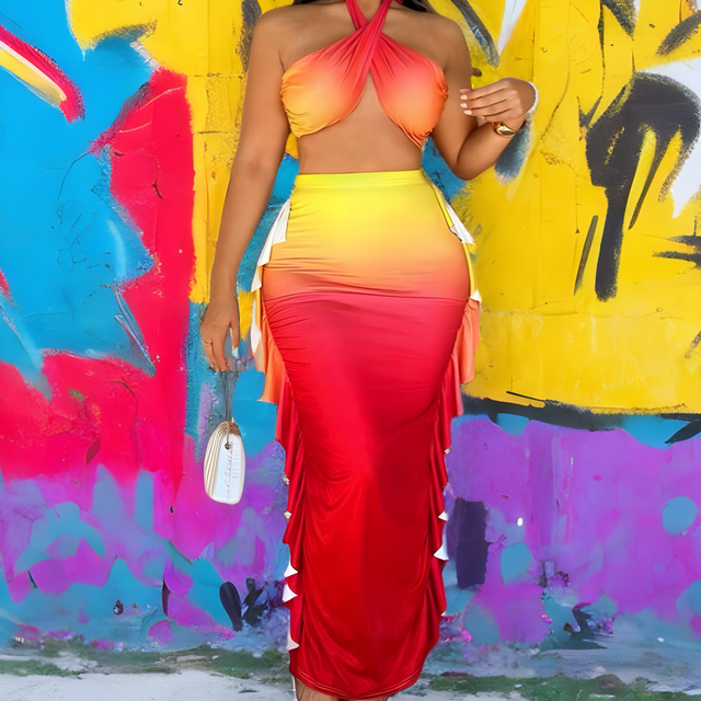 Ensemble jupe « Summer Fire »