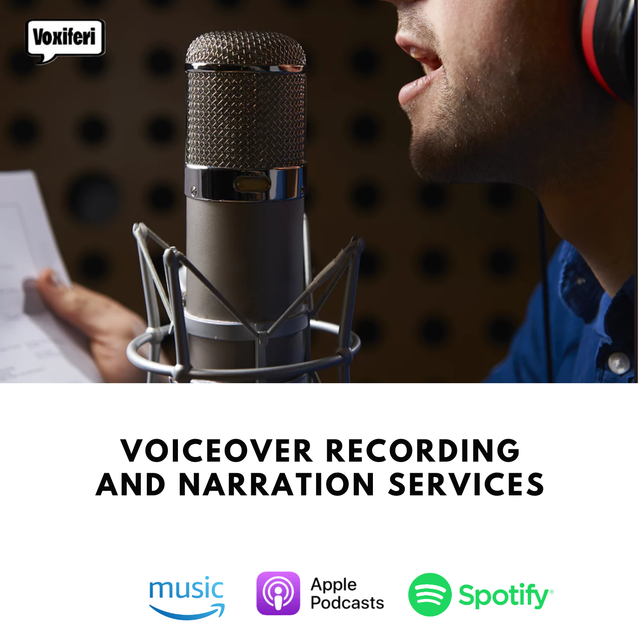 Voiceover and Narration Services - 20 Second Rate