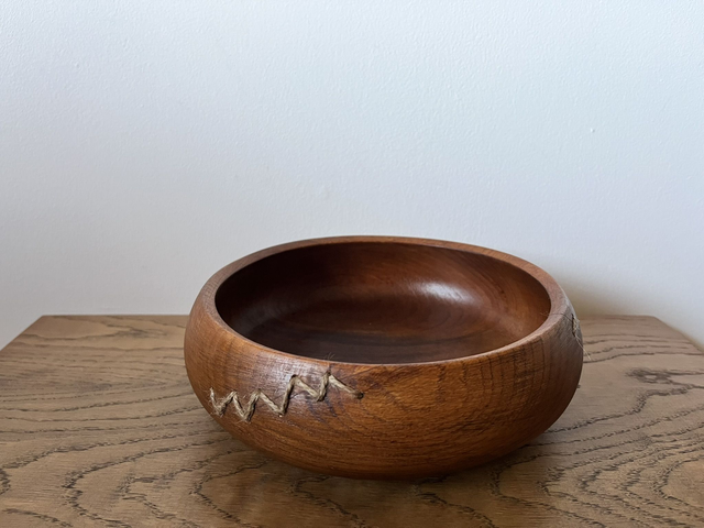 A country bowl for trinkets from the mid-20th century.