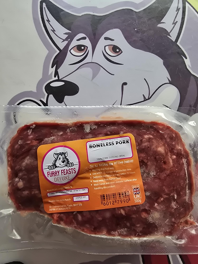 Boneless Pork 500g Flat Pack