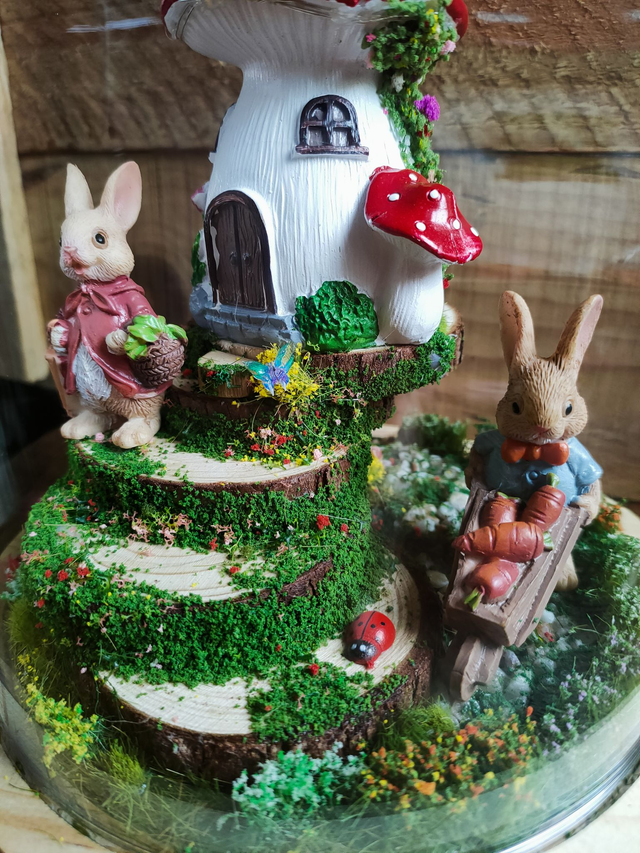 La maison champignon du doux sentier