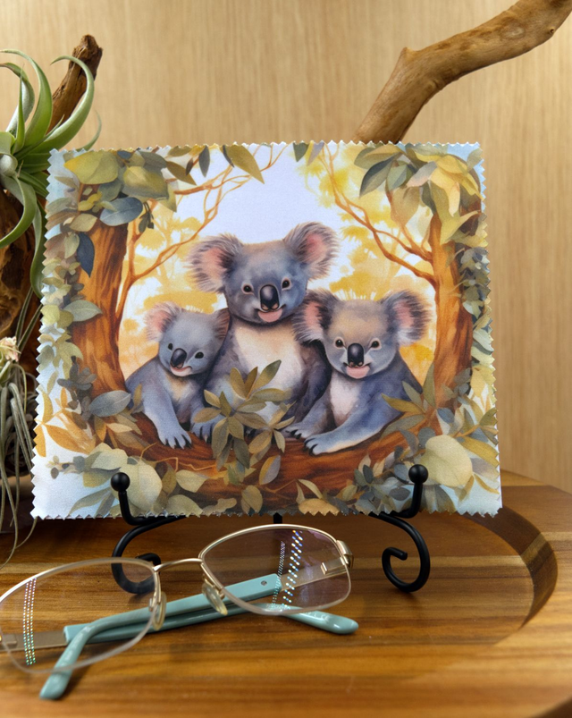 Cleaning Cloth: Momma Koala Microfibre Cloth for Glasses, Screens &amp; More
